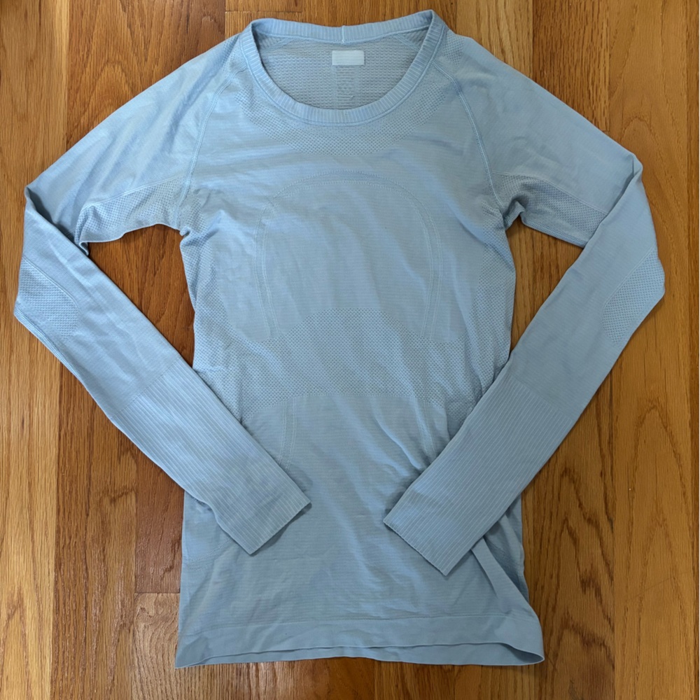 Lululemon Swiftly Tech Blue Long Sleeve